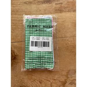 NWT NIP Set of 3 J. Crew Gingham and Stripe Face Masks